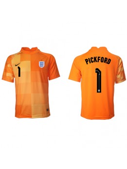 Billige England Jordan Pickford #1 Keeper Bortedrakt VM 2022 Kortermet